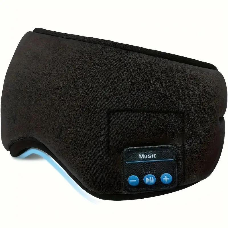 Smart Sleep Mask Bluetooth Wireless Headphone 3D Sleep Mask Aid Light-blocking Eye Cover