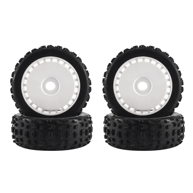 4 Pz 116Mm 1/8 Rc Fuoristrada Buggy Pneumatico Ruota 17Mm Esagonale Per Arrma Traxxas Redcat Team Losi Kyosho Vrx Hpi Wr8 Hsp Hobao
