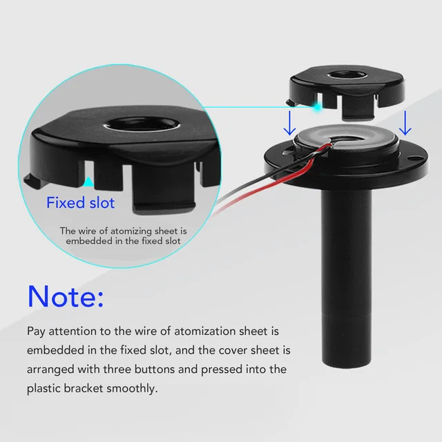 DIY 공기 가습기 부품, USB 미니 가습기 플라스틱 스텐트, 아름다운 외관