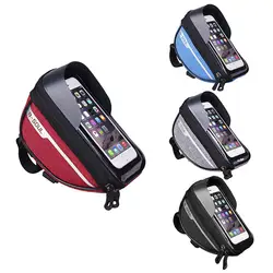 Bicycle Bag Touch Screen Mobile Phone Holder Frame Front Top Tube Bike Bag Waterproof Phone Case Holder Cycling Accessories