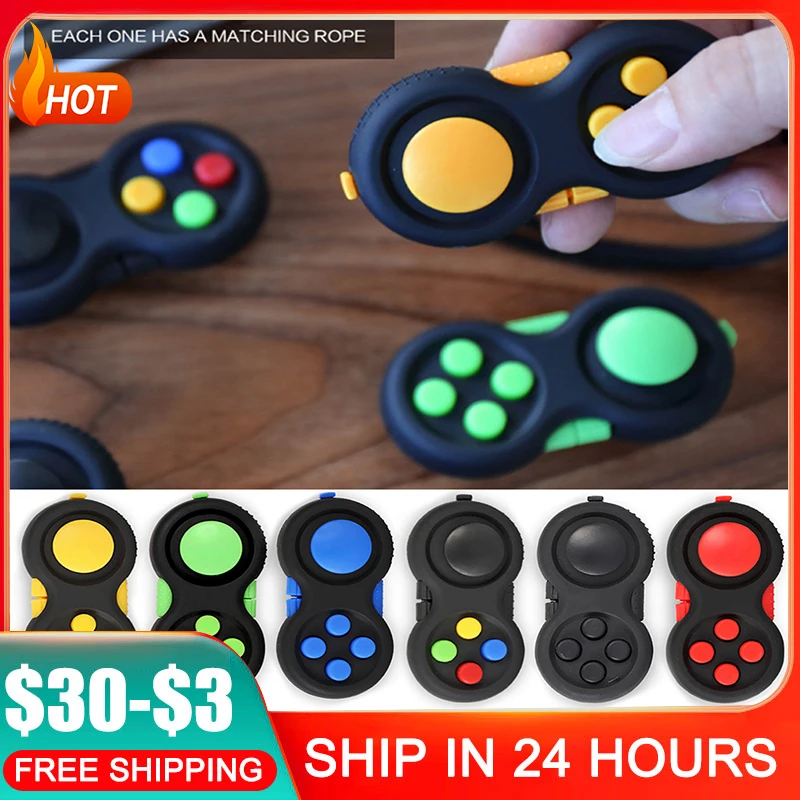 Game Fidget Pad Stress Reliever Squeeze Fun Magic Desk Toy Handle Decompression Gift Key Mobile Phone Accessory fidget toy sensory fidget toy anti stress toy finger sensory toy