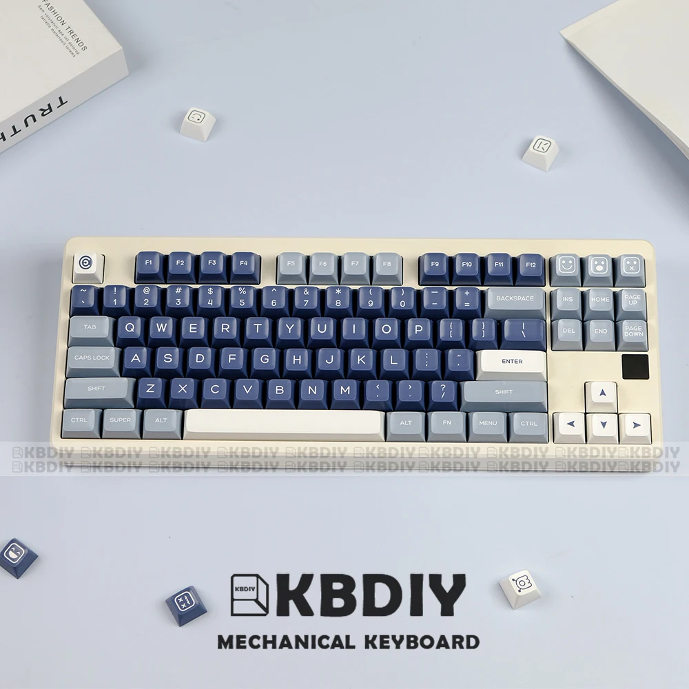 Kbdiy-iso Gmk Fish Keycap 162 Chaves Pbt Perfil Double Shot Teclados Mecânicos Interruptor mx Personalizado para Gmk67 K500
