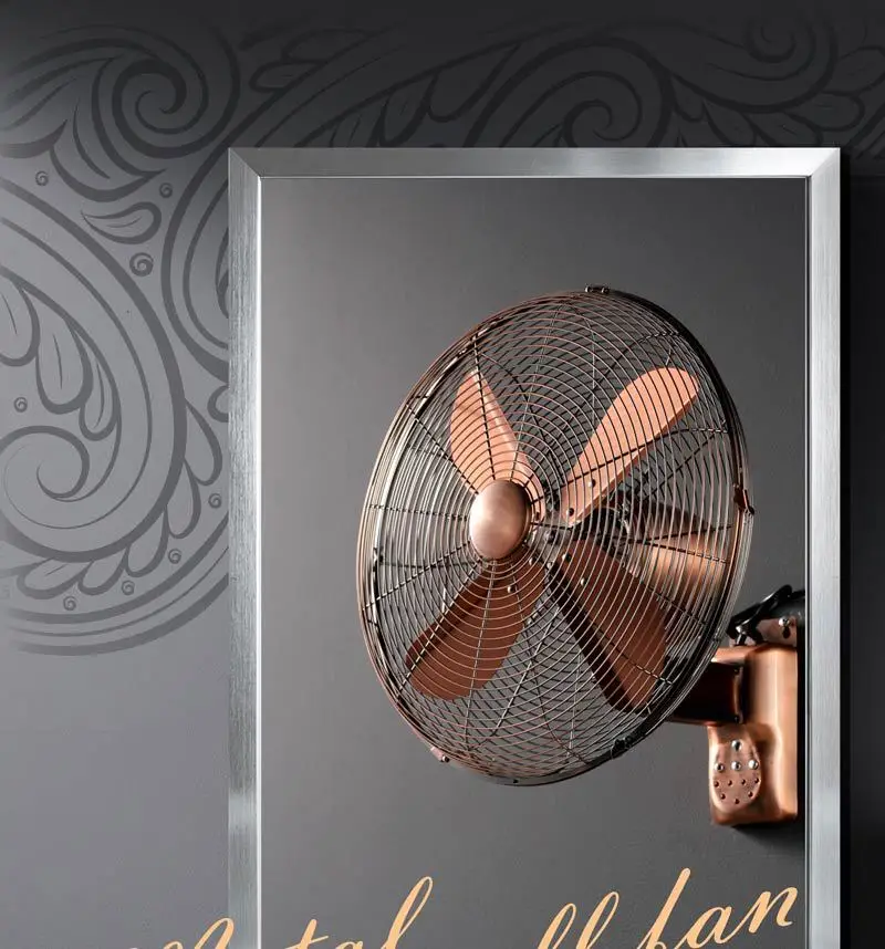 Retro Wall Fan 18 "Retro Wall Fan Household Remote Control Restaurant
