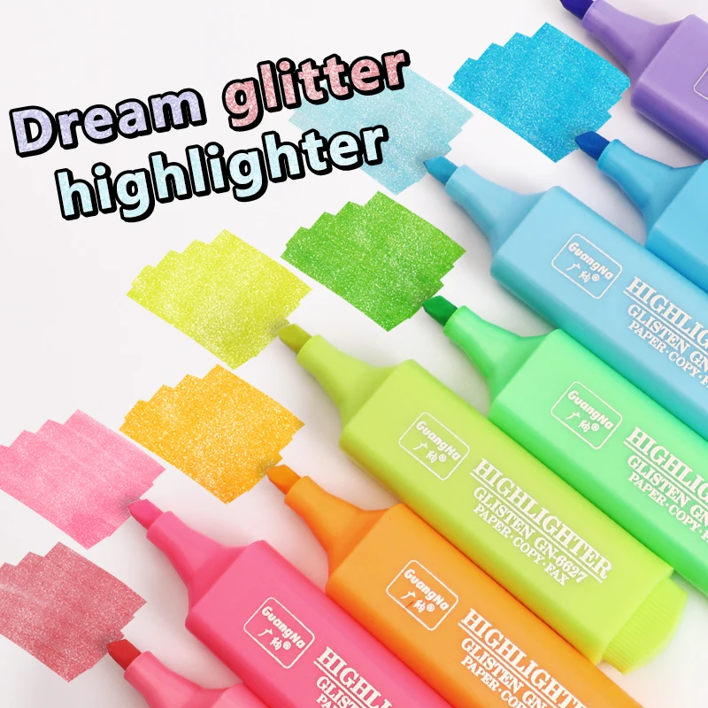 Steam Bubble Glitter Marker Pens Set  Glitter Highlighter Marker - 3pcs  Marker Pens - Aliexpress