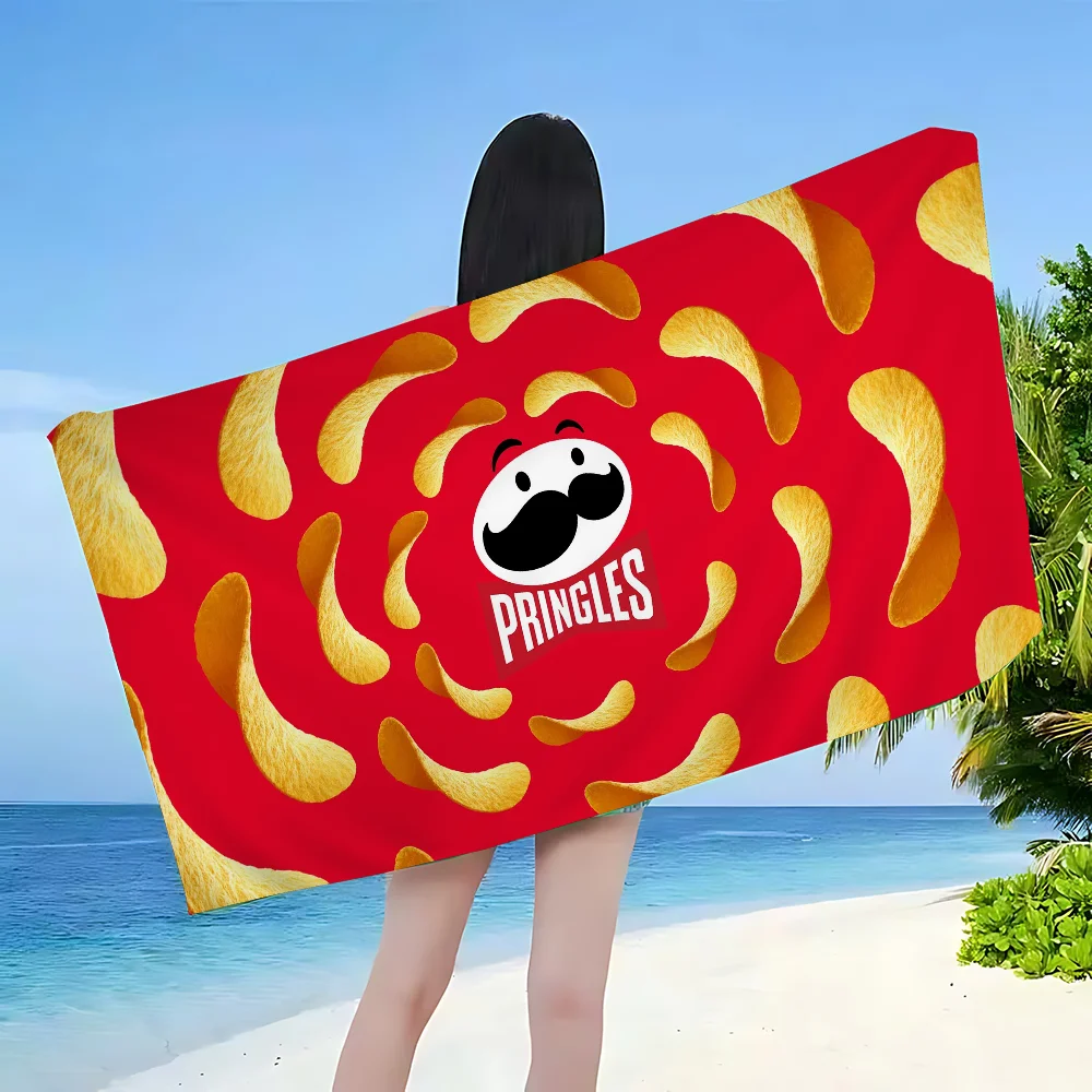 Fashion P-Pringles L-LLC Big Microfiber Beach Towels Quick Dry Towel Sand Beach Towels Pool Towel for Travel Swim Pool Yoga