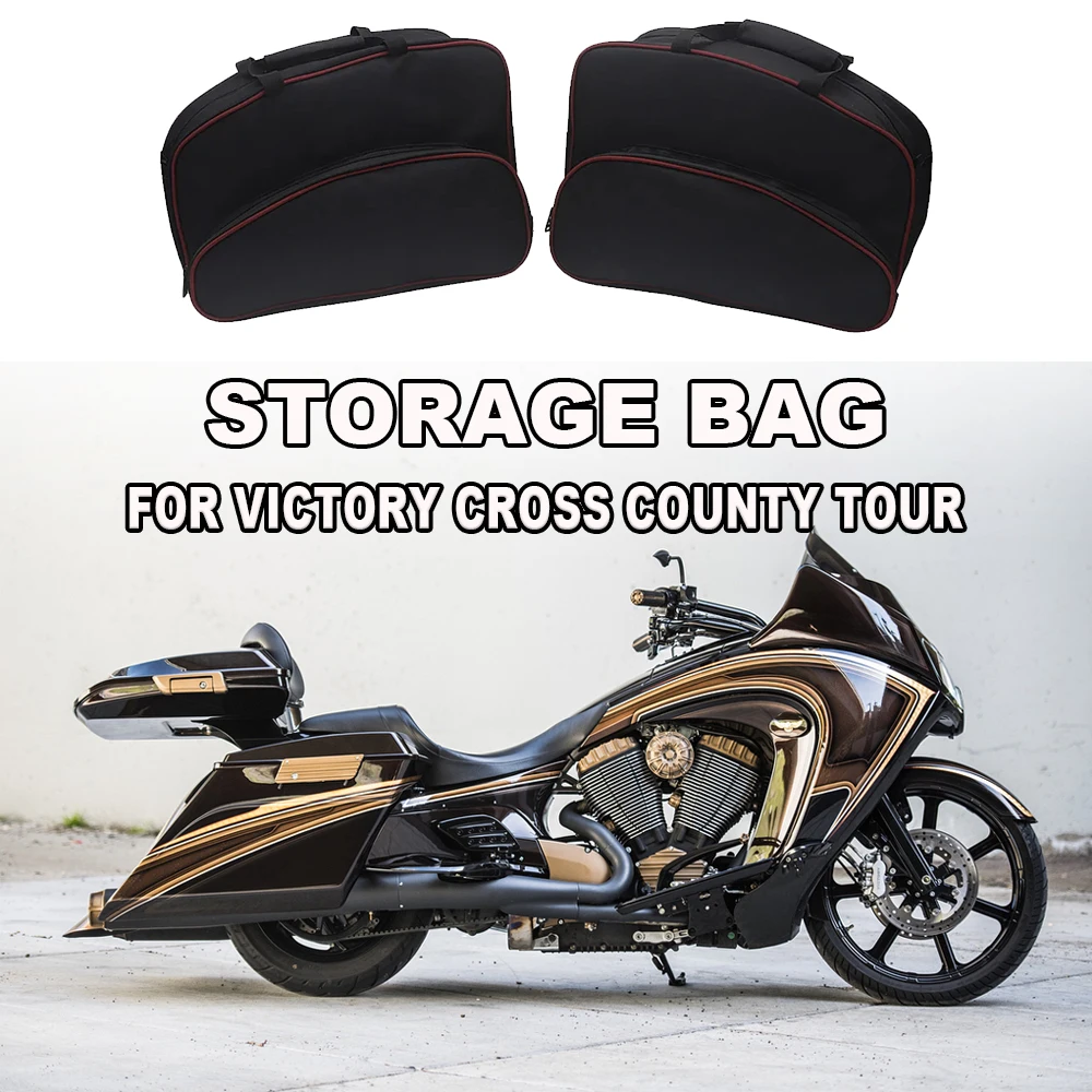 

NEW Motorcycle Saddle Bags Side Storage Luggage Bag Inner Bag Liner FOR Victory Cross Country Tour