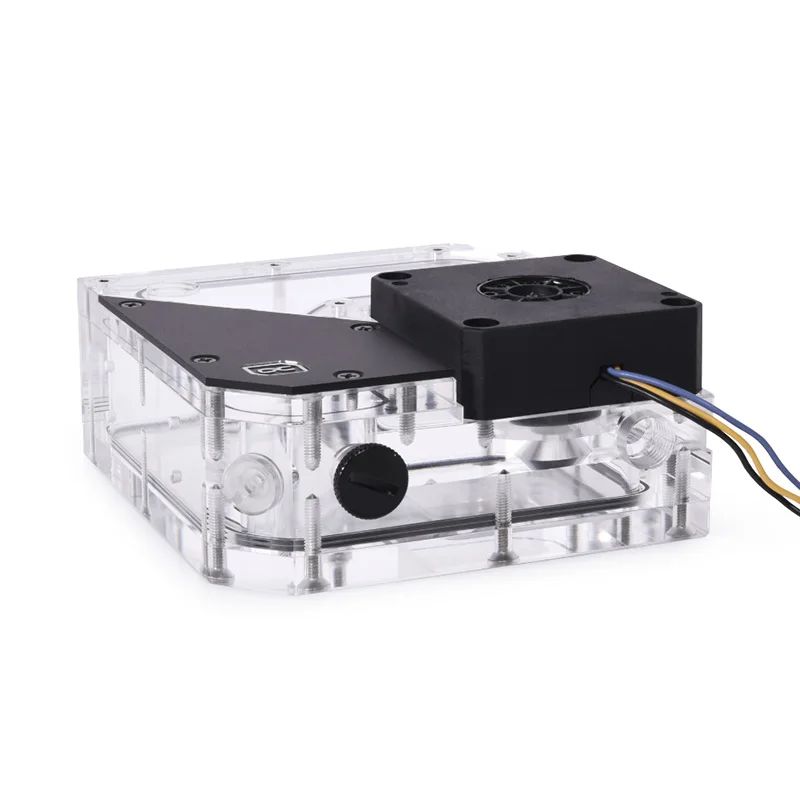 Alphacool Rise フラットリザーバー拡張水タンク互換 DDC ポンプ、5V