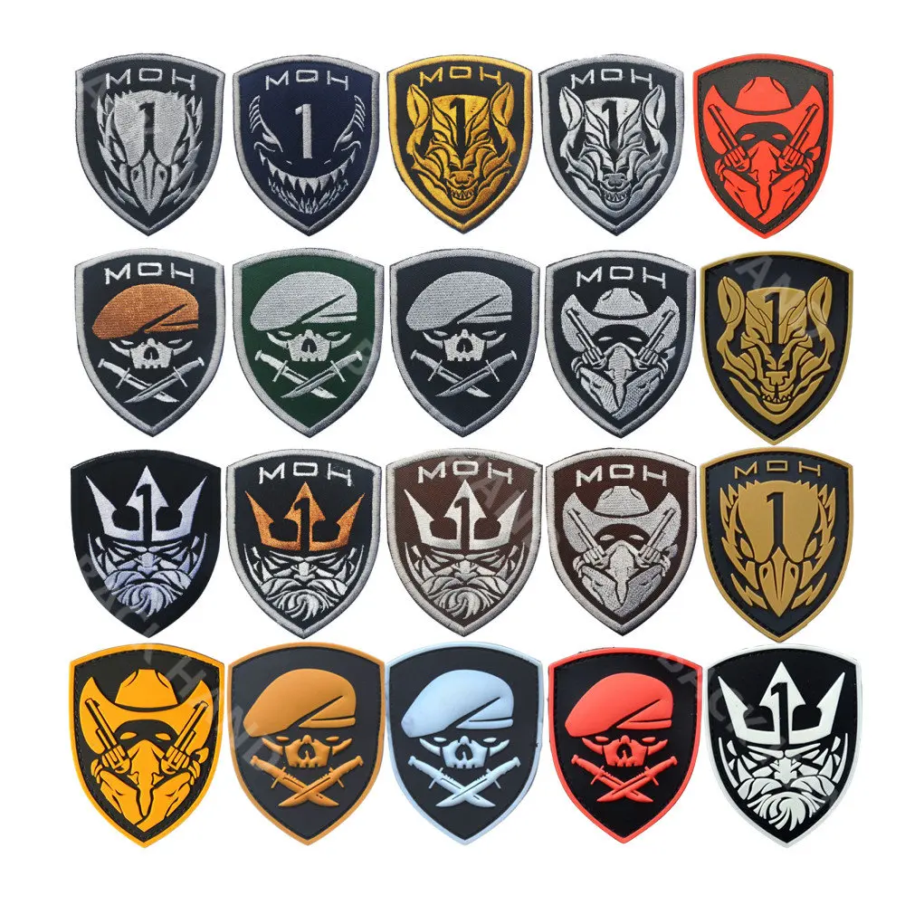 Ehren medaille moh militärische Patches taktisch gestickte Patch Airsoft Special Force Army Abzeichen Swat für Weste Jacken Kleidung