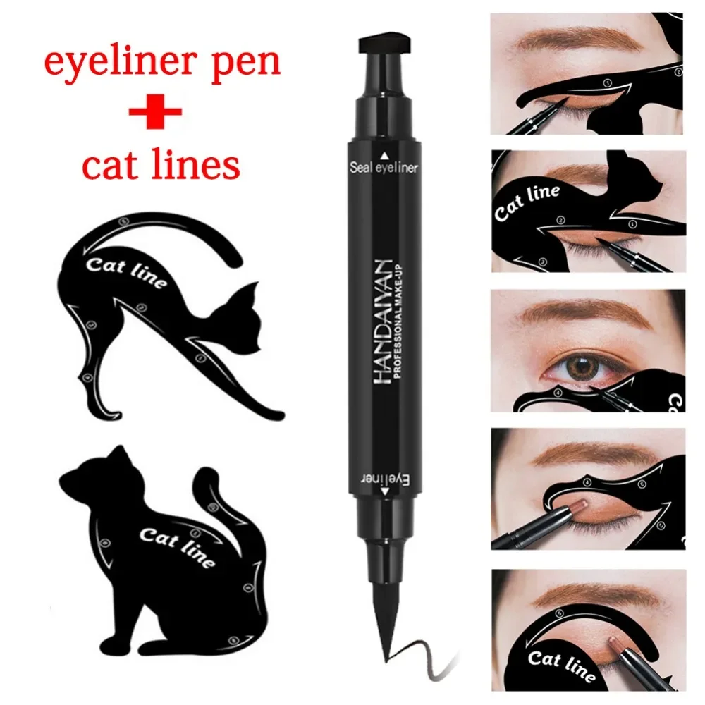 Matita per Eyeliner liquido nero a doppia estremità - immagine 2