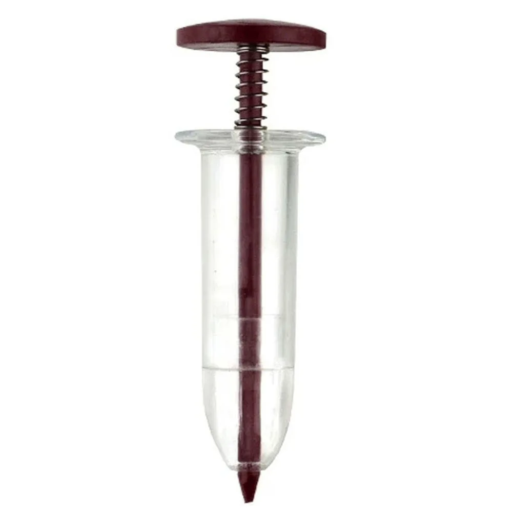 Mini Sowing Seed Dispenser Syringe Seeder Manual Sower Seed Spreader Garden Seeding Dispenser Small Spreader Gardening Tool