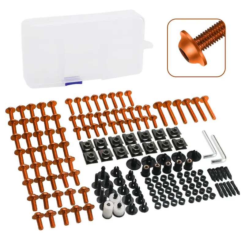 FOR HONDA CBR125 CBR125R CBR150R CBR25 CBR250R CBR250RR CBR300R Motorcycle Complete Full Fairing Bolts Kit Screws Nuts Clips - Image 12