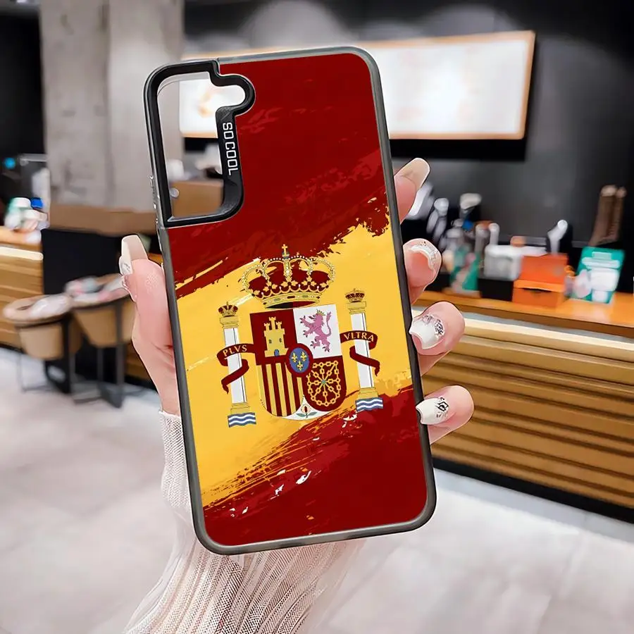 Spanish Flag National Design Soft Shell Phone Case