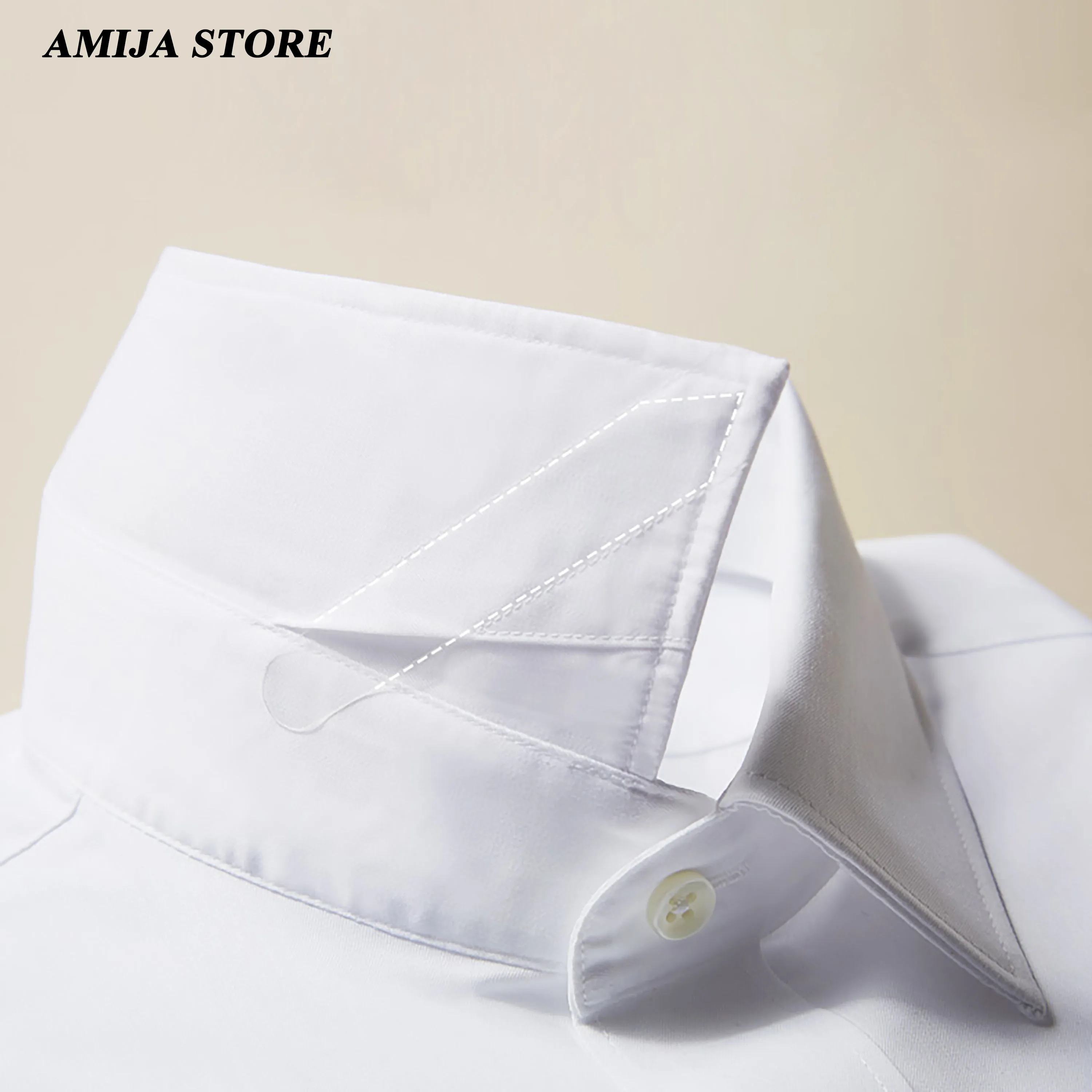 20Pcs Plastic Shirt Collar Stays For Dress Shirt Men's Gifts
