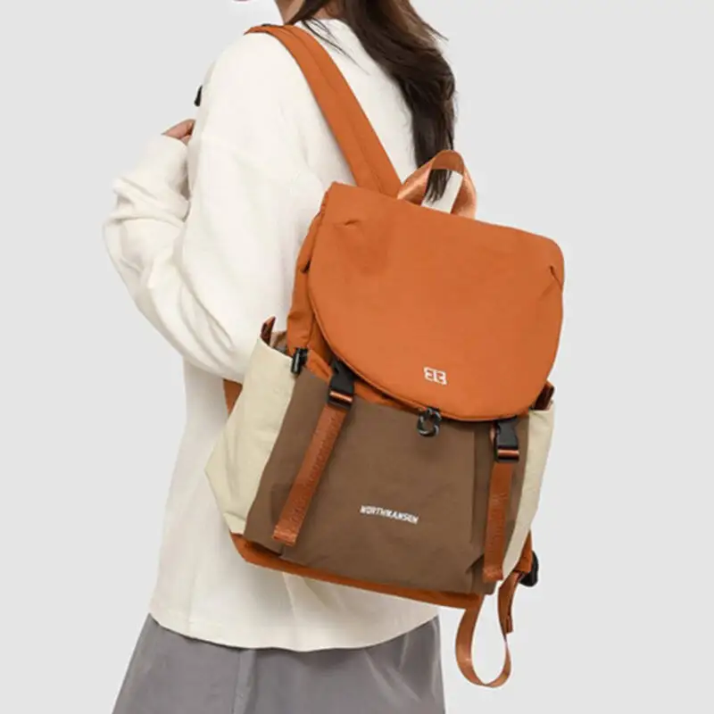 Casual Women And Men Lightweight Backpack Travel College Daily Commute Travel Outdoor Nylon Large Capacity with Multiple Pocket 2
