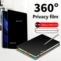 360 Privacy Anti Peeping Spy Hydrogel Film For Samsung Galaxy Tab S10+ 2024 S9 FE Plus 12.4 A9 Plus S9FE A9 S9 S8 11 S6 Lite A8 1