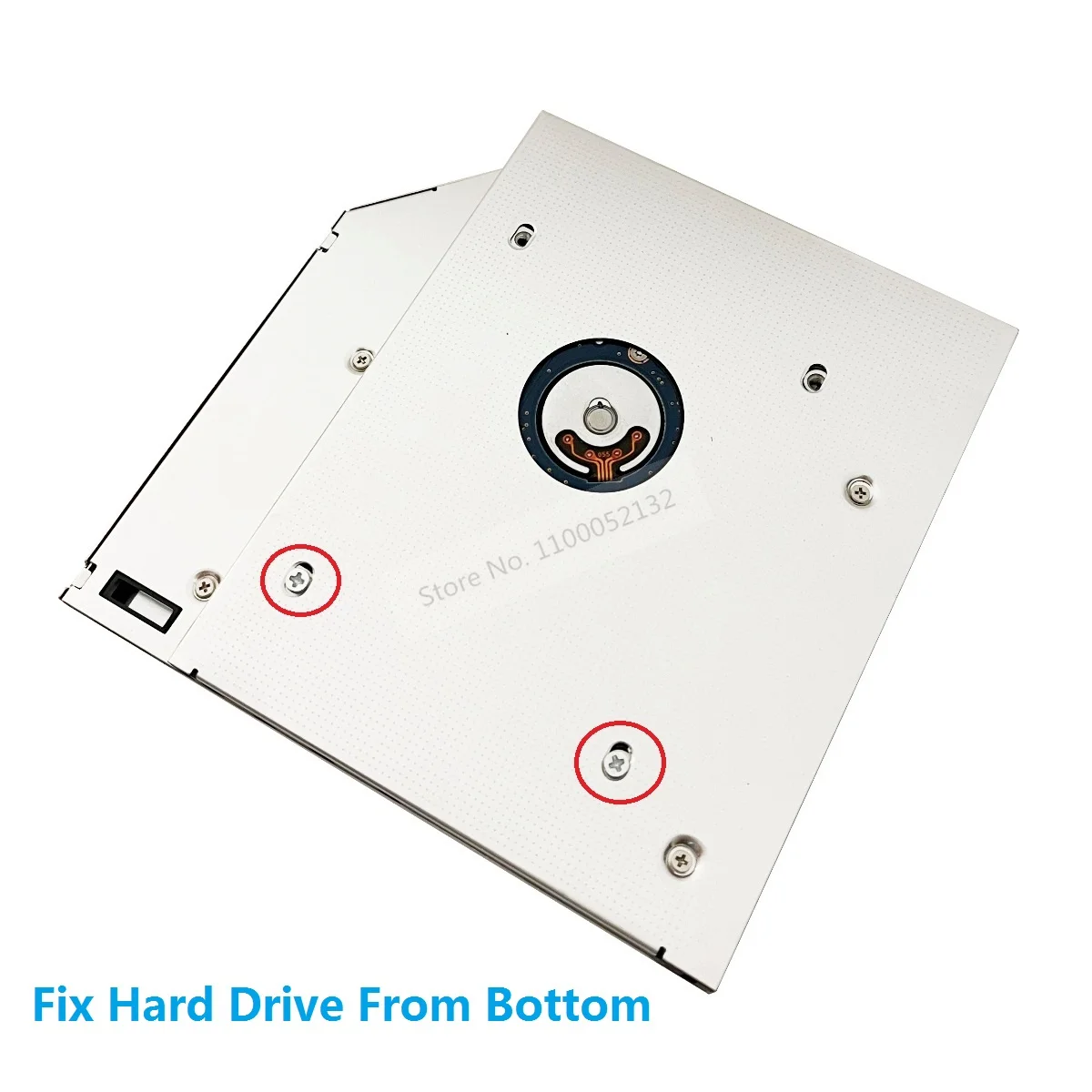 

Aluminum 2nd Hard Drive HDD SSD Case Enclosure Optical Caddy Frame 12.7mm SATA for Dell Vostro 1014 1015 1088 A840 A860 TS-L463