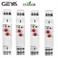 GEYA Delay on Delay off Timer Relay Electronic Type 16A AC230V OR AC/DC12-240V with CE CB ROHS GRT8-A/B/At/Bt 1
