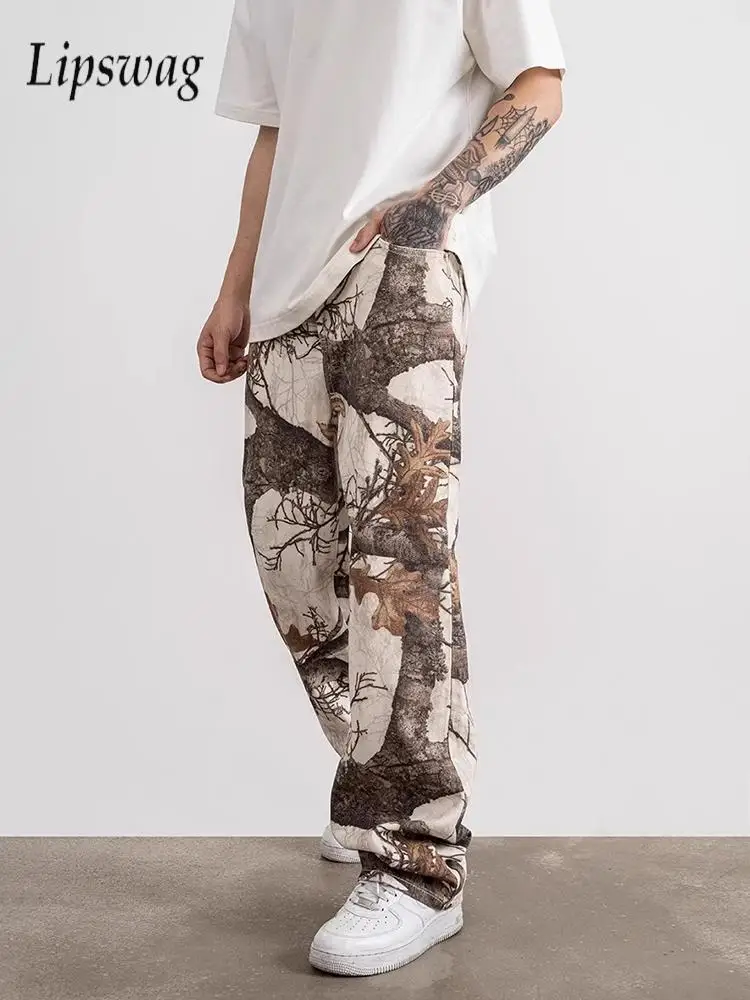 Y2K False Two-Piece Bottom Trend Pants
