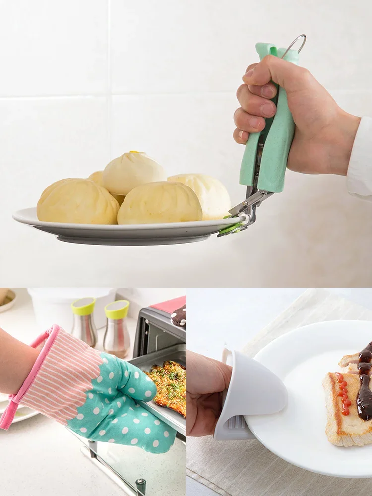 Home anti scalding clip anti-skid bowl holder plate holder household kitchen supplies bowl lifting plate artifact clip