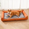 Large Cat Sofa Mat Full Filling All Seasons Comfortable Waterproof Square Medium Dog Bed Color-blocking Small Dog Kennel House