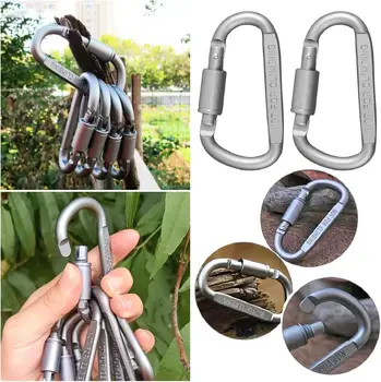 4-Pack Aluminum Carabiners 3