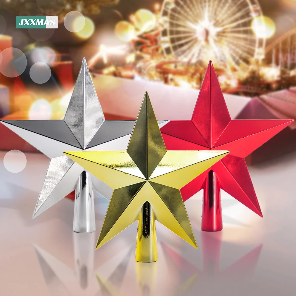 Christmas Tree Top Star 20cm 3D for Christmas Tree Ornaments christmas tree decoration,christmas star decoration