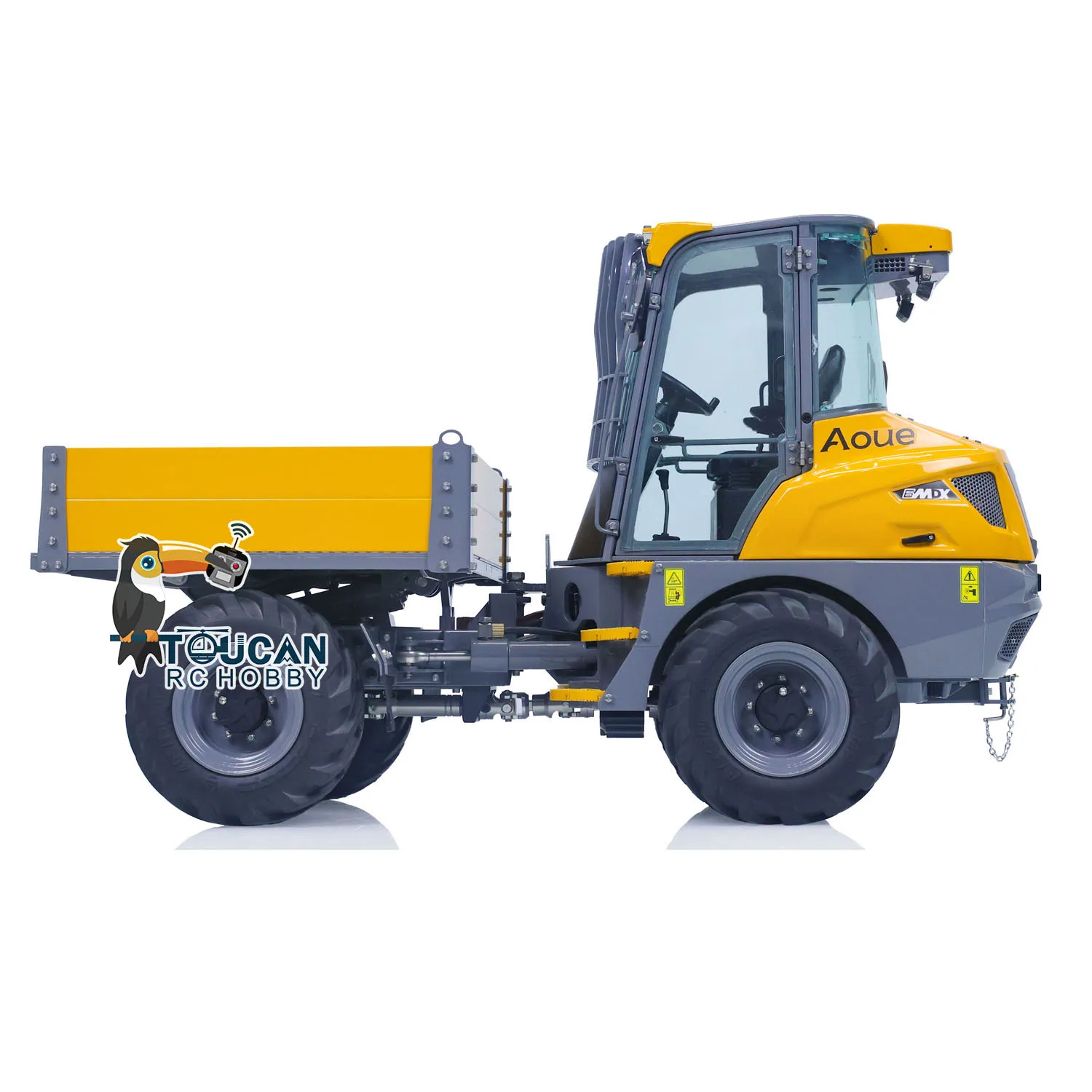4x4 LESU 1/14 RC Hydraulic Metal Dumper 6MDX-B Car Remote Control Tipper Truck Painted Assembled Toy Light Sound ESC TH23011 4