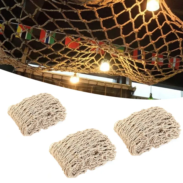 Jute Plant Támogató Nettó Üzem Kertek Növényi Hálózatával, Amely Alkalmas Beltéri És Kültéri Hegymászó Növények Borsójára - Image 2