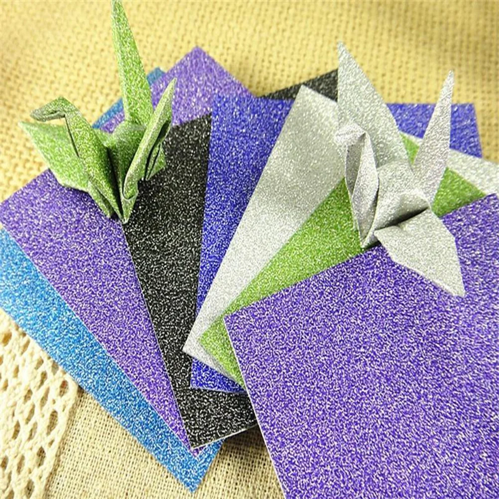 Craft Paper Handmade Craft Paper Handmade Paper Origami Paper Papers Glitter Durable Papers Origami Paper DIY Paper Hand Craft Sheets for Kids