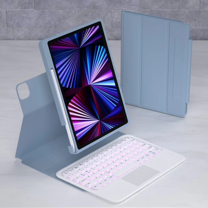 

Чехол для iPad с клавиатурой для iPad Pro 11 2021 2020 Air 4 10,2 9/8/7th 2018 2017 5 6th Pro 11 10.5 Беспроводная клавиатура Магнитный чехол