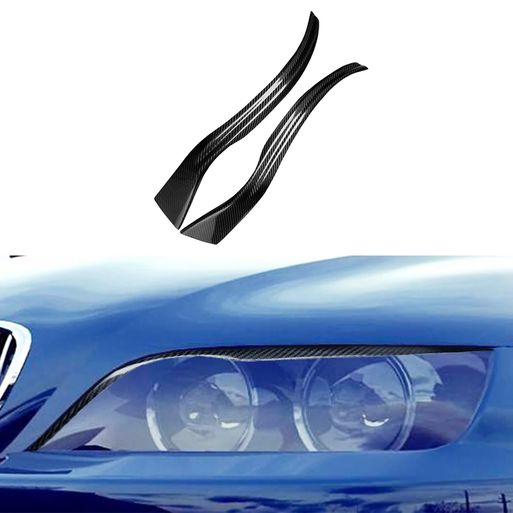 

1 pair Carbon Fiber Car Headlights Eyebrow Eyelids Trim Cover For BMW Z3 Roadster 1996 1997 1998 1999 2000 2001 2002