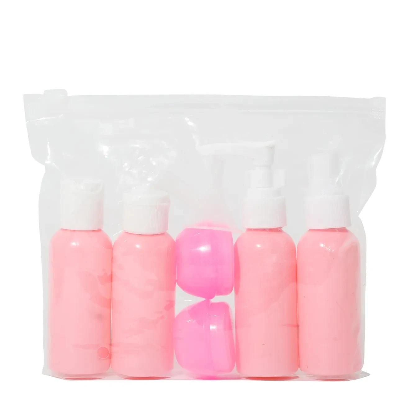Refillable Liquid Container Perfume Bottle Set Refillable Spray Lotion Shampoo Shower Tube Bottling Refill Cosmetic Travel Liquid Container Portable Tool