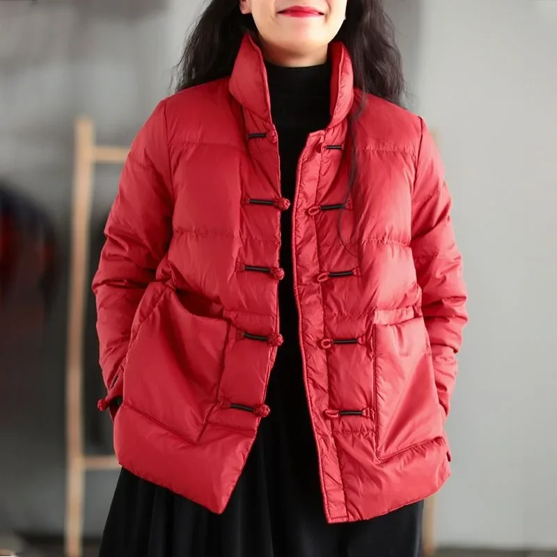 2024 New Women Down Jacket Autumn Winter Coat Female Short Parkas Loose Large Size Outwear Given To Philandering Overcoat