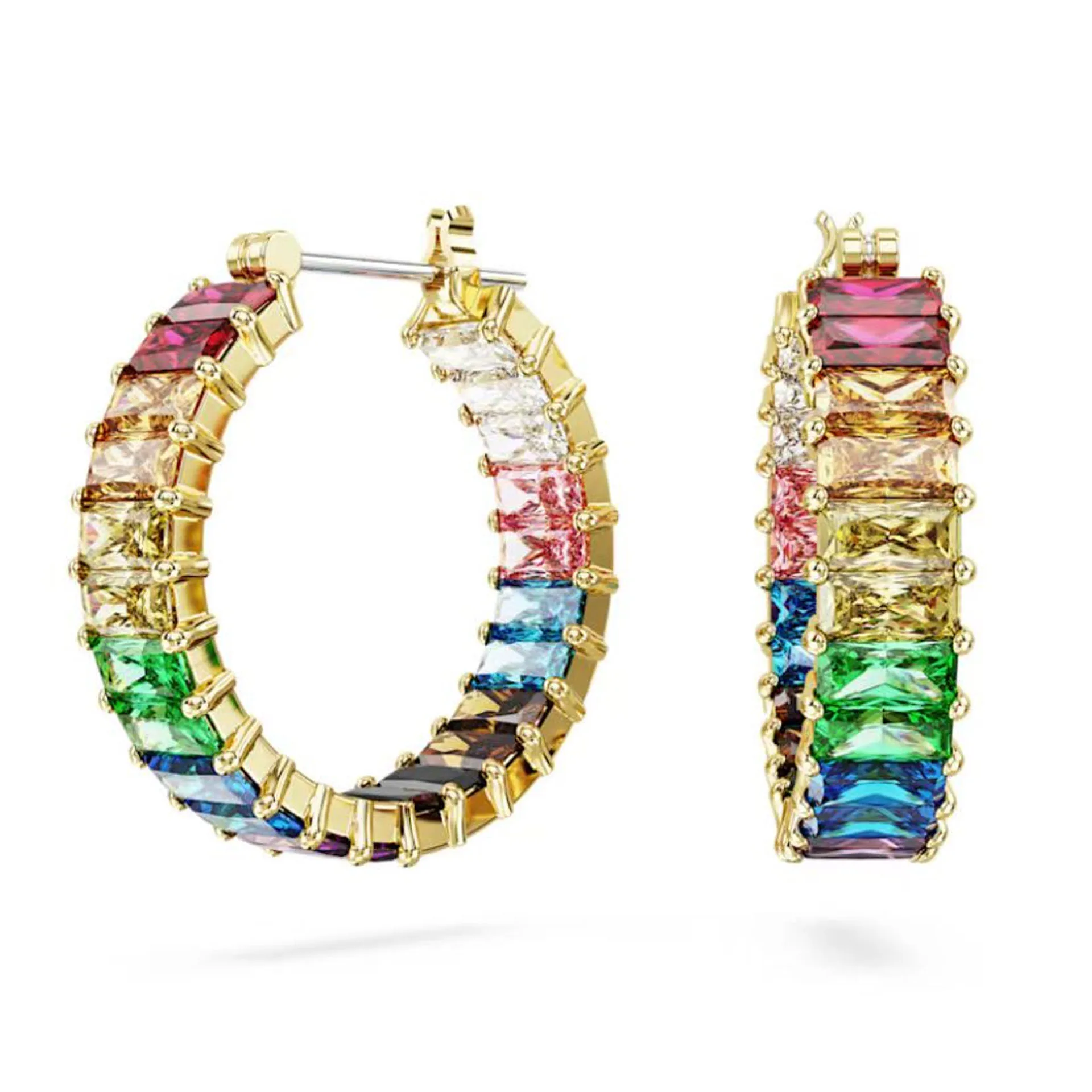 2024 New Trendy Earrings Original Lucent Fine Jewelry Stainless Steel Austrian Cut Crystal XFU Women's High Quality Earrings