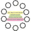 5PCS Metal Bamboo Buckle Spring O Ring Round Push Trigger Key DIY Connector Openable Keyring Carabiner Purses Handbags Snap 3