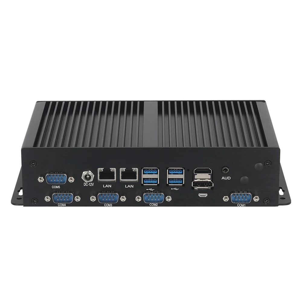 Безвентиляторный промышленный мини-ПК Intel Core i7 10610U 6x COM RS232/422/485 TTL 2x Ethernet 8xusb HDMI DP LVDS WiFi 4G