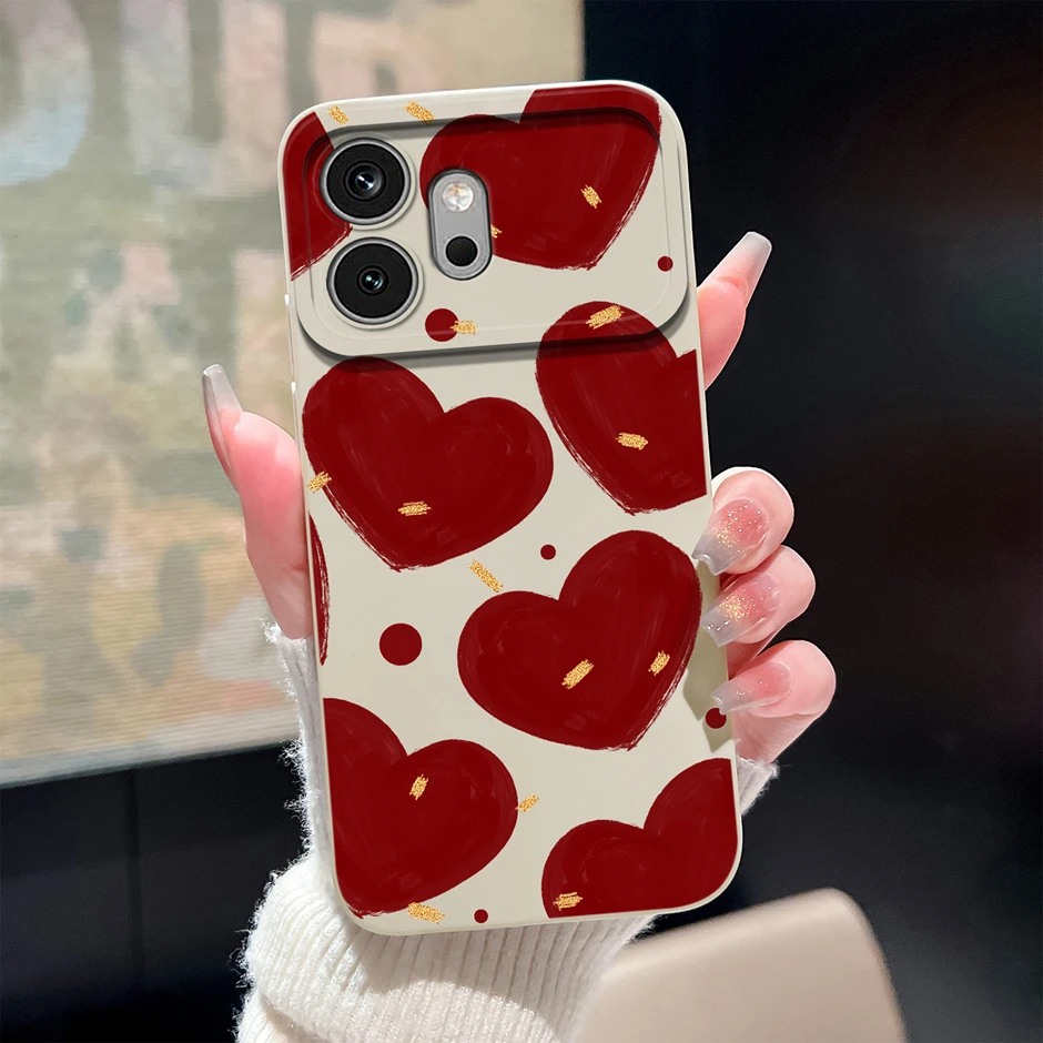 Vintage Rose Anti-Fall Camera Protection Slim Phone Case