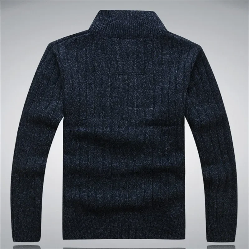 Men's Winter Sweater Casual Knitted Cardigan Jackets Thick Warm Clothing Cashmere Sweater Coats Outerwear Male Knit Sweater 4