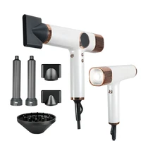 Sèche-cheveux professionnel sans balais, 110 000 tr/min, sèche-cheveux à ions négatifs haute vitesse, outils de coiffure de salon avec diffuseur 1