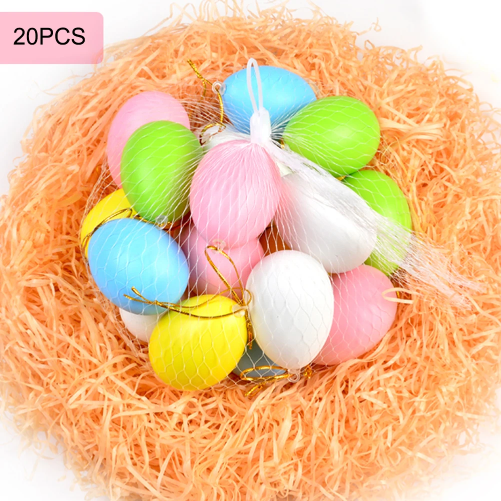 

Simulation Chicken Eggs Toy Realistic DIY Graffiti Painted Egg Artificial Handmade Easter Egg Festival Party Home Decoration