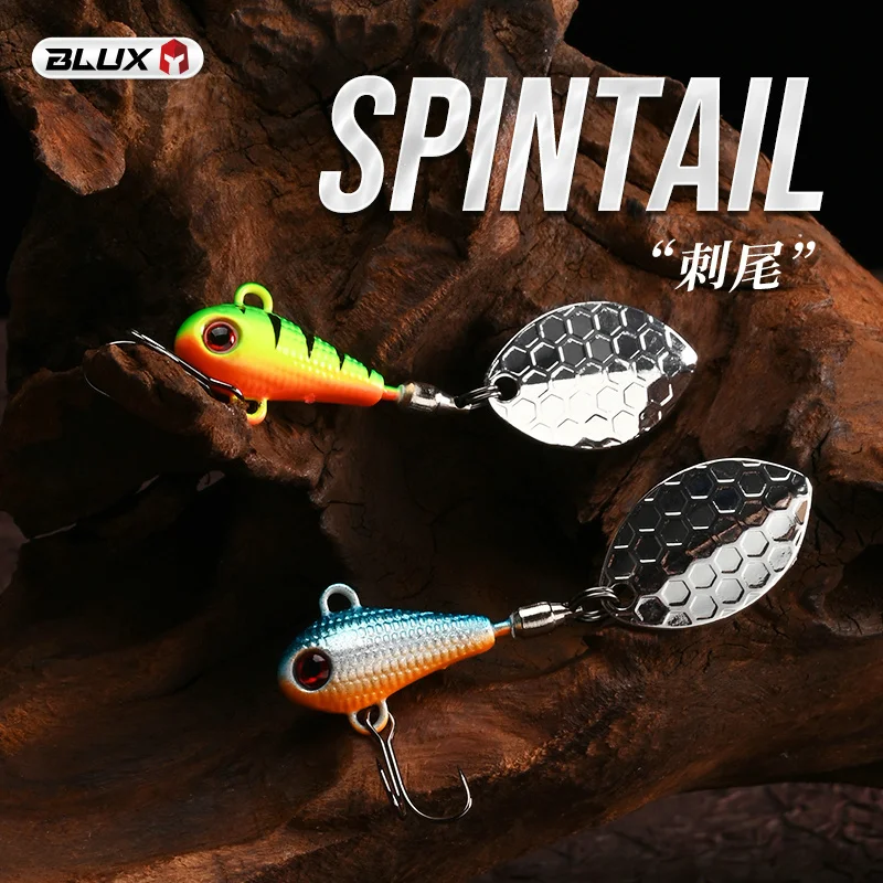 BLUX SPINTAIL Fishing Lure 4.5g 7g 11g Mag Tail Spinner Shad Metal