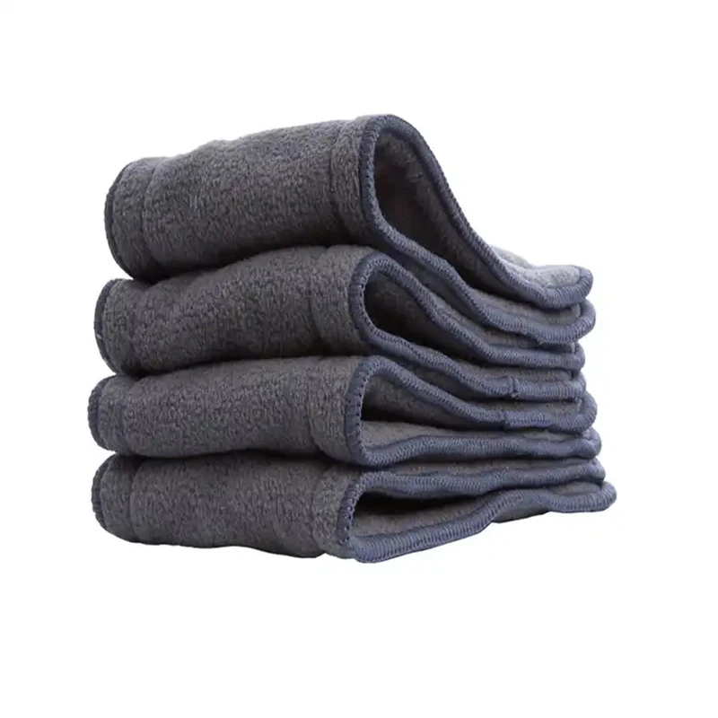 5pcs Ananbaby Hot Selling 5 Layers Natural Material Cloth Diaper Liner Soft Absorption Charcoal Bamboo Inserts