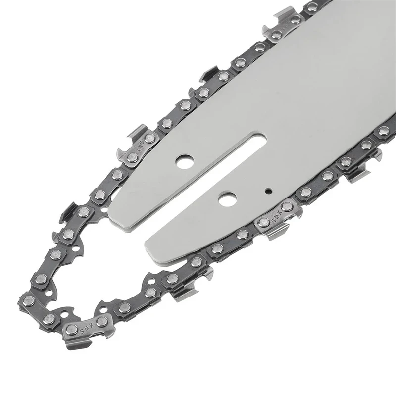 1/2PCS 8 inch Metal Chainsaw Chain & Guide Plate 1/4" Pitch 47 DL 23 Cutters Drive Electric Saw Accessory Replacement Blades chainsaw chain