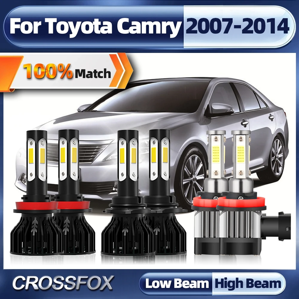 

360W Led Canbus 60000LM Headlight 9005 HB3 H11 LED Bulb Turbo Lamp For Toyota Camry 2007 2008 2009 2010 2011 2012 2013 2014