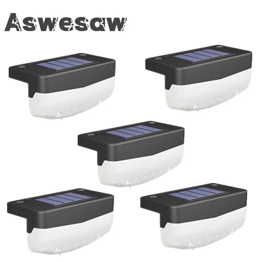 LED Solar Stair Light Waterproof Outdoor Garden Passage Courtyard Terrace Guardrail Step Light Landscape IP65 waterproof solar lights solar landscape lights solar pathway lights garden lights solar stair lights