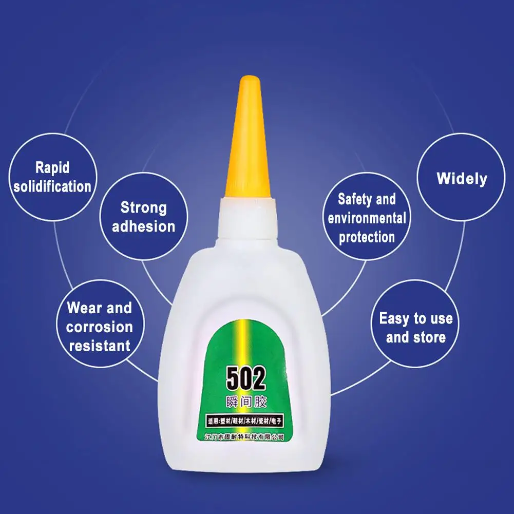 Instant Quick Drying Adhesive for Leather Rubber Wood Metal