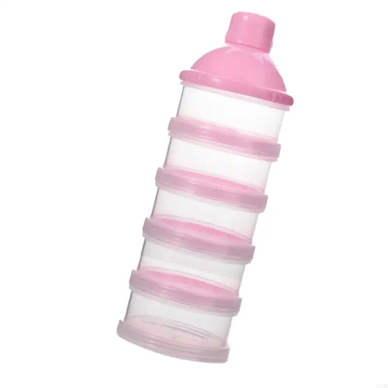 KXRD Travel Friendly Baby Milk Powder Dispenser Secure Seal Box Easy Carry Box
