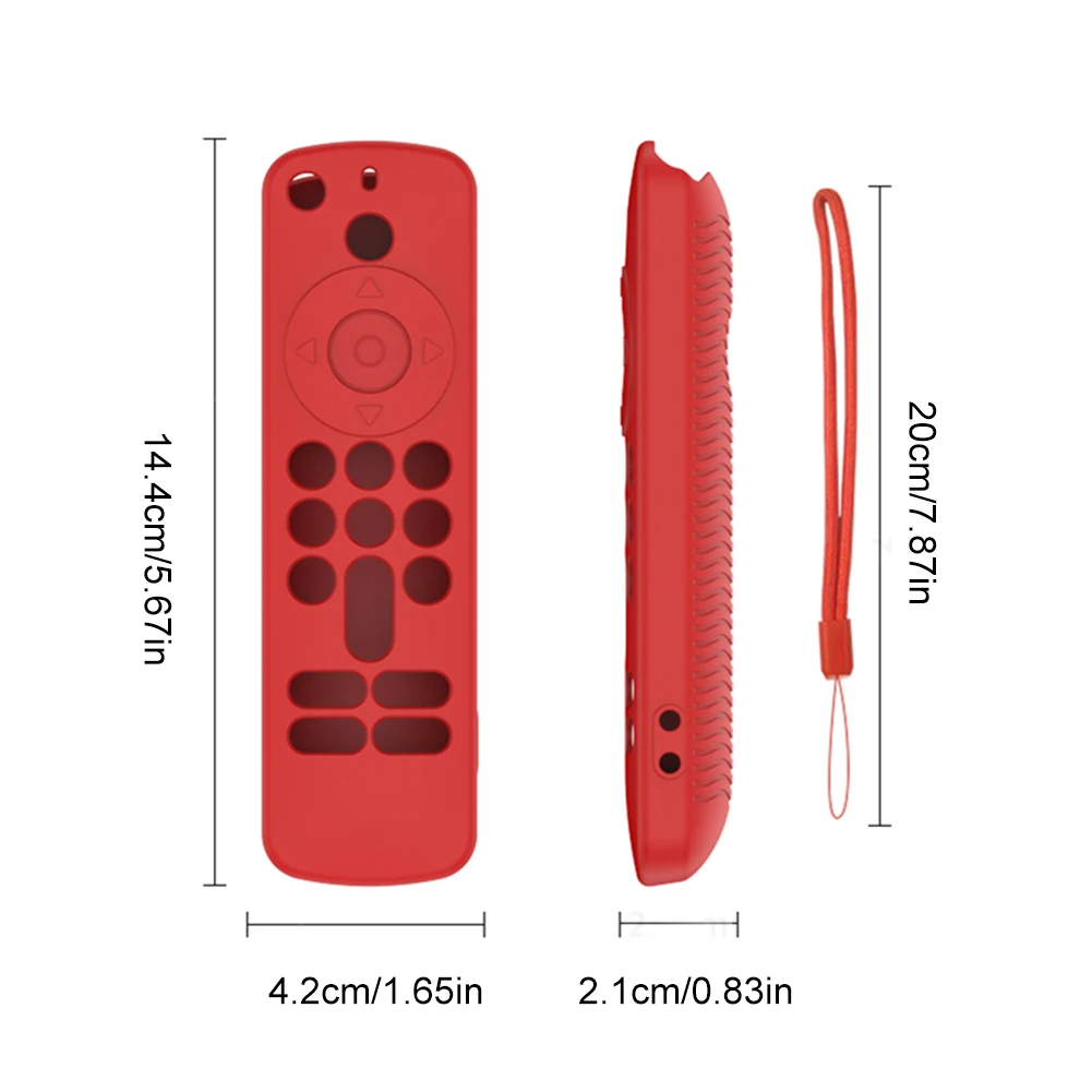 Silicone Remote Case Anti-Slip Protective Cover Protective Controller Sleeve Skin Remote Protective Case for Fire TV Stick HD