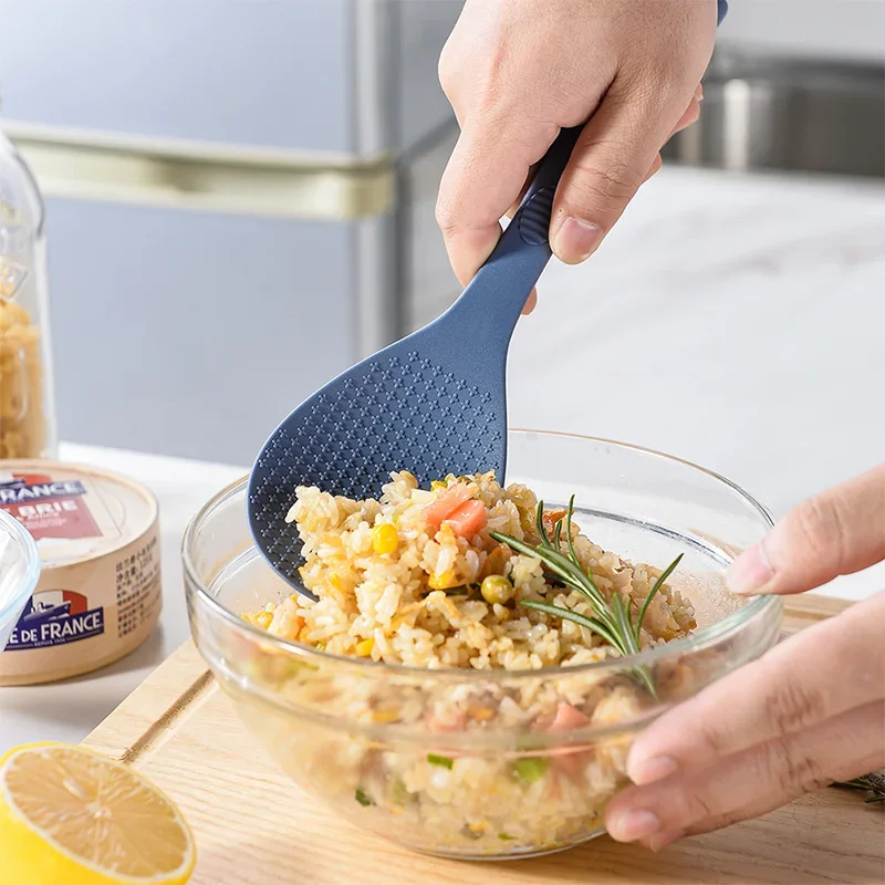 Premium Non-Stick Silicone Rice Spoon – Heat-Resistant Kitchen Essential