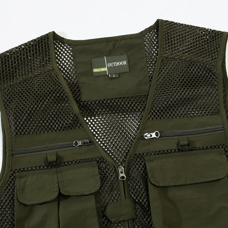 Gilet De Pêche Respirant En Maille Pour Enfants - Poches Multiples, Idéal Randonnée Photographie Et Voyage